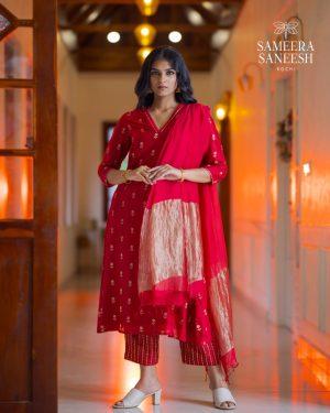 Scarlet Charm Kurta Set