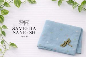 BLUSHING SKIES COTTON UNSTICHED MATERIAL