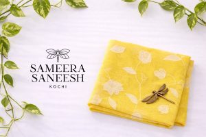 SUNSHINE WEAVE CHANDHERI UNSTICHED MATERIAL